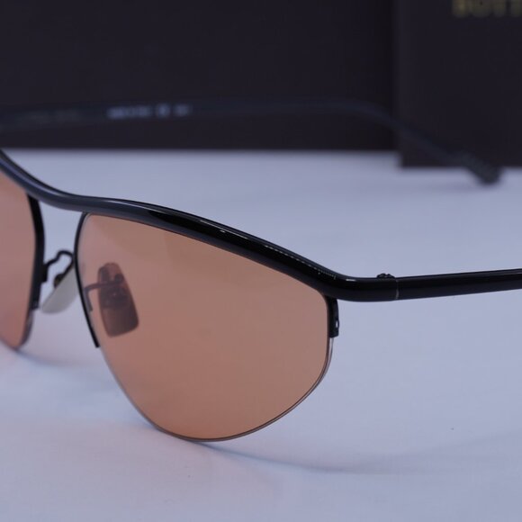 Bottega Veneta BV1091S 005 Cat Eye Sunglasses - Black\Orange - Picture 9 of 10